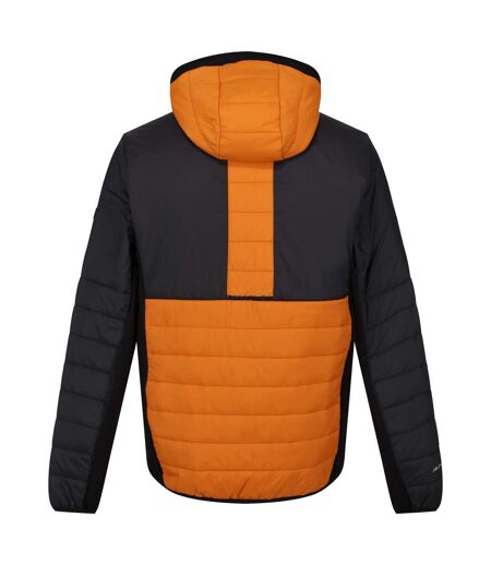 Regatta Mens Trutton II Baffled Padded Jacket (Orange Pepper/Ash)