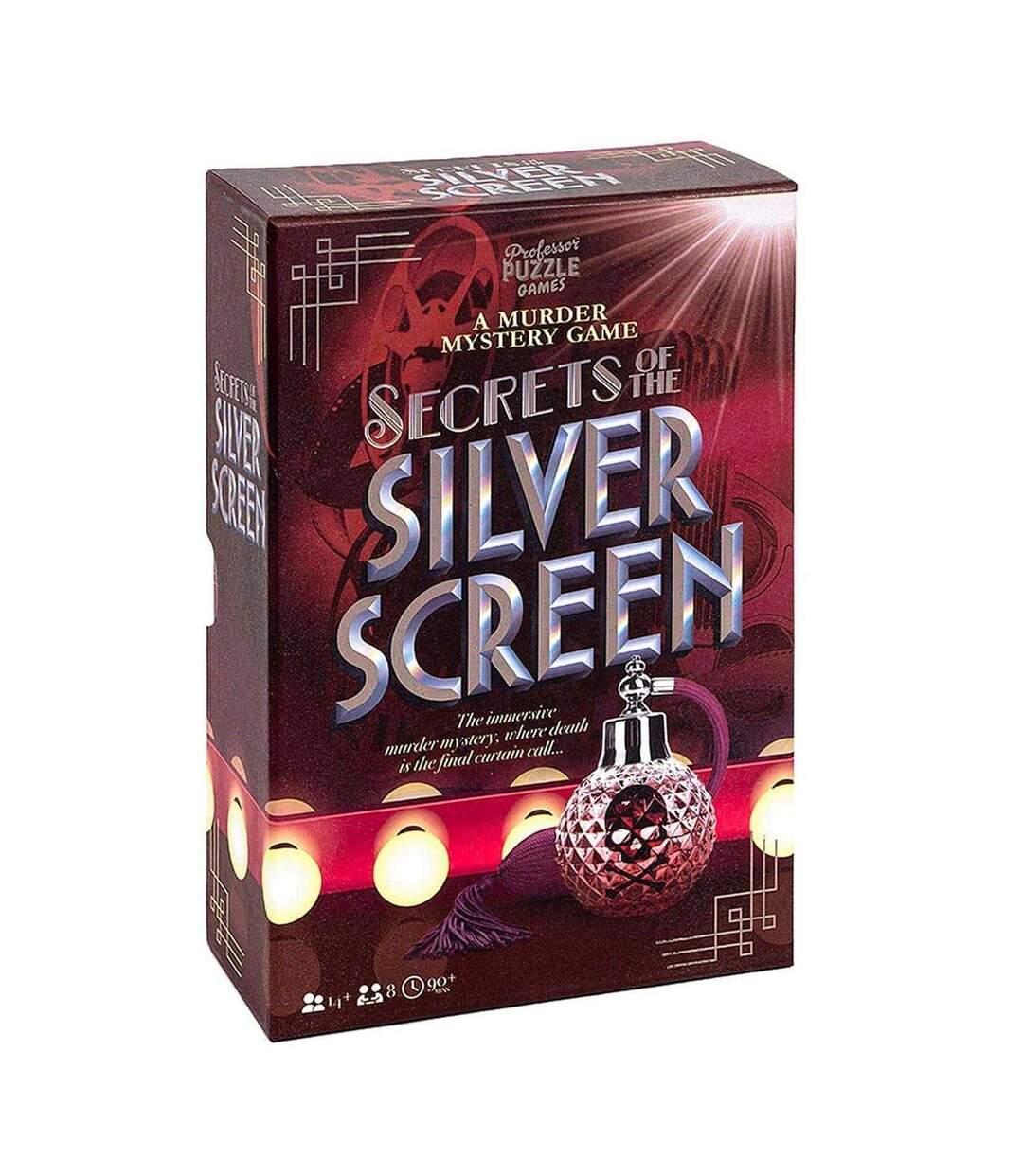 Secrets Of The Silver Screen Game One Size White Professor Puzzle-2