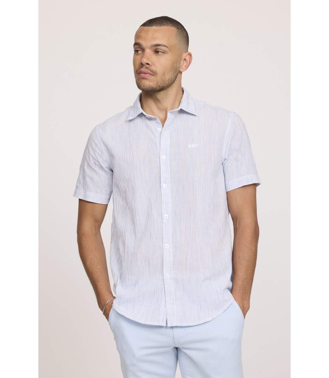 Chemise manches courtes coton regular DLIG-2