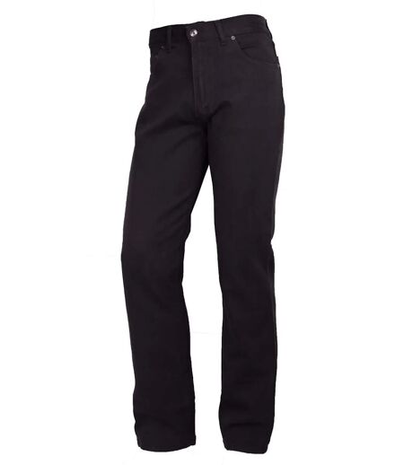 CHALLENGER M759 — Jean 5 poches extensible drill noir : le confort stretch au quotidien