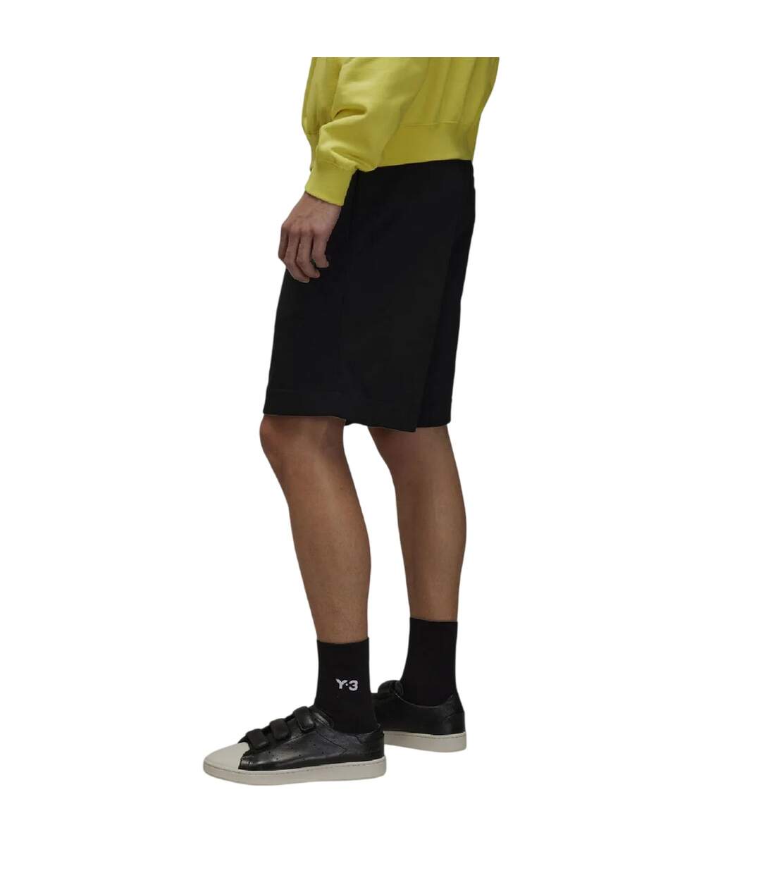 Mens French Terry Tailored Shorts Black Y-3-4