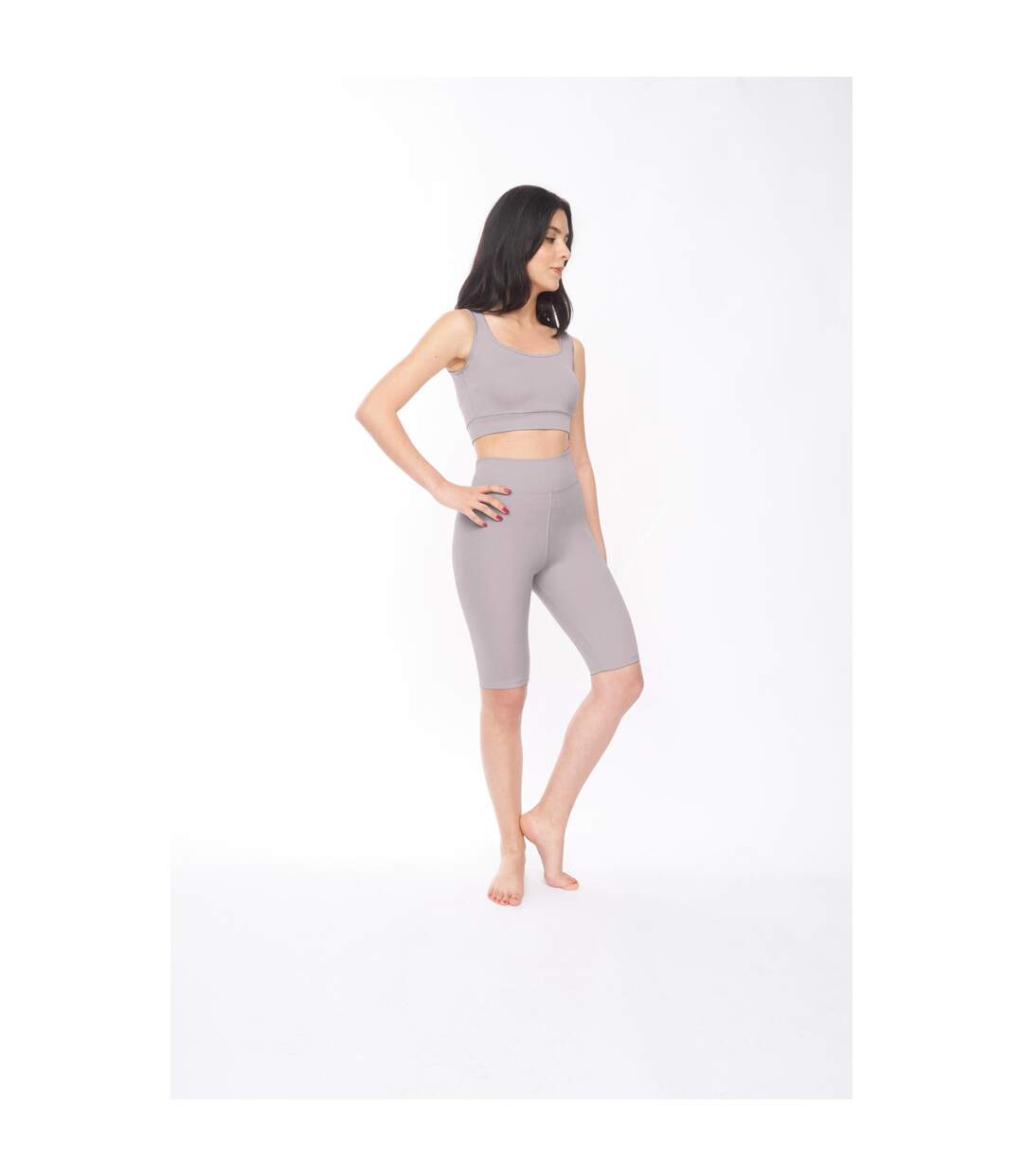 Short Mira Femme Taupe Generic-1