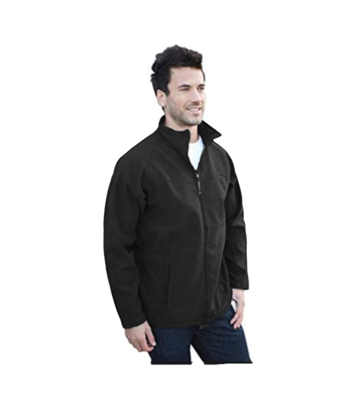Regatta Uproar Mens Softshell Wind Resistant Fleece Jacket (Black/Black)