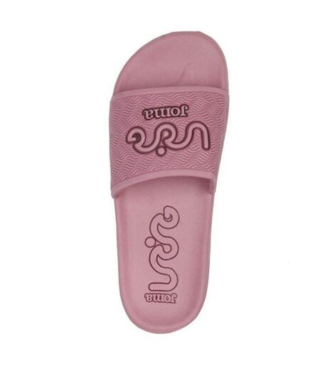 Claquettes Style Logo S.land Femme Rose Joma