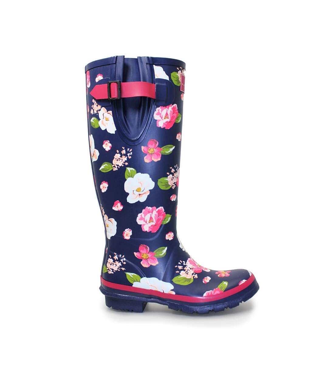 Bottes de pluie femme bleu / blanc / rose Lunar-3