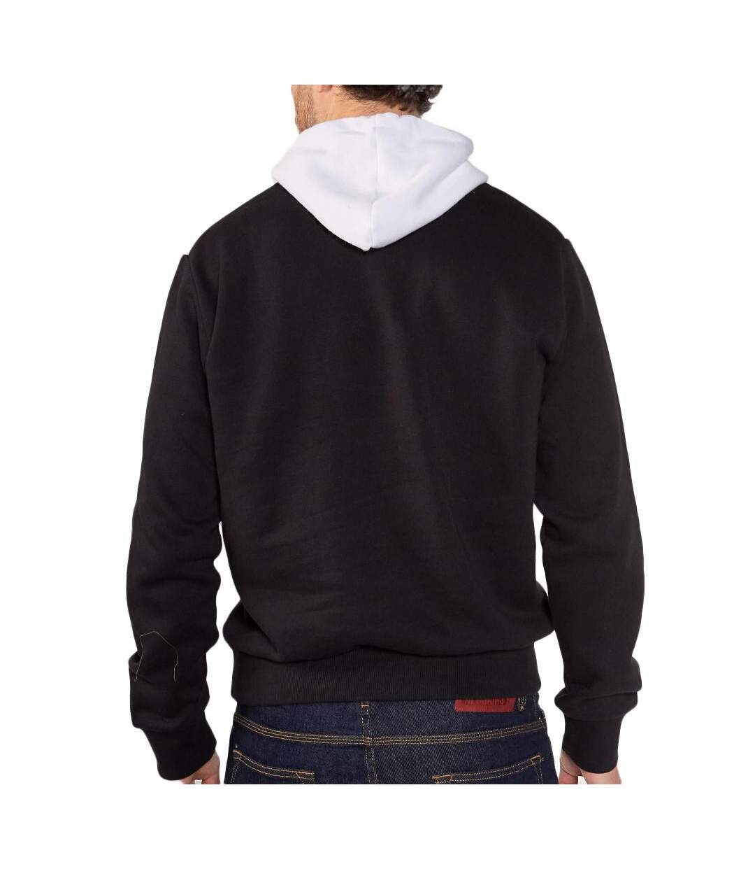 Sweat à capuche noir homme redskins berguson - l-2