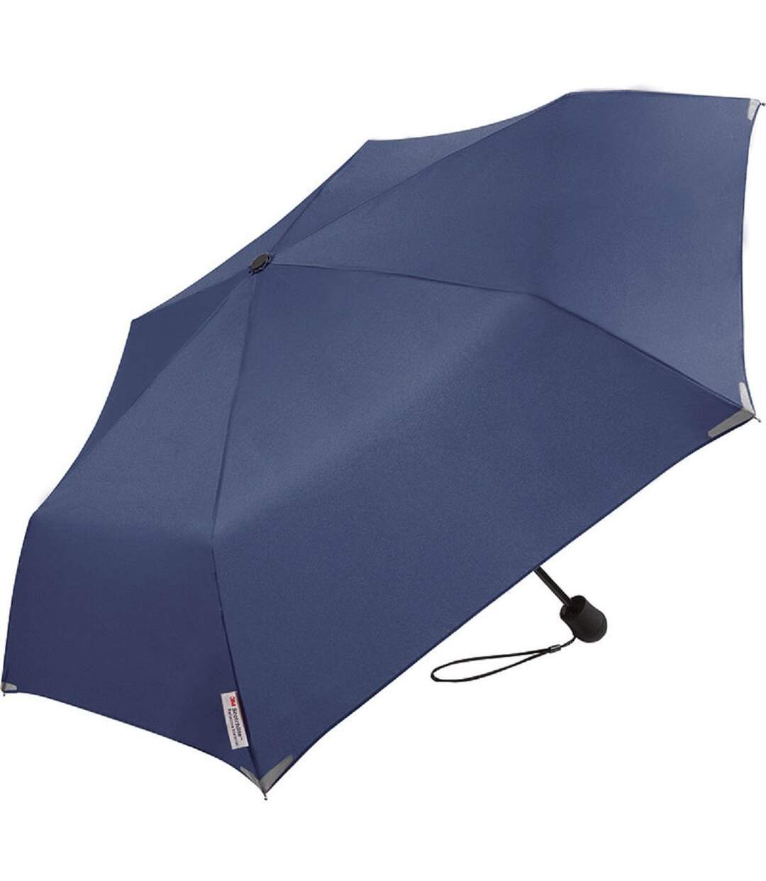 Parapluie pliant de poche avec lampe à LED - FP5171 - bleu-1