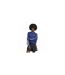 Sweat Motif/style 3 Rayures Femme Bleu Foncé Adidas-1
