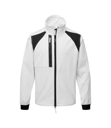 Portwest Mens 2 Layer Soft Shell Jacket (White) - UTRW9220