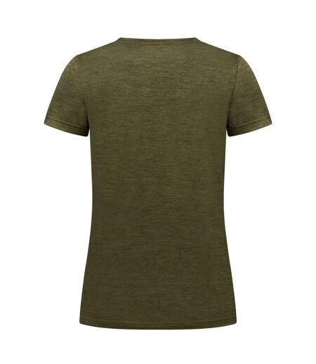 T-shirt Manches Courtes Josie Gibson Fingal Edition Femme Kaki Foncé Regatta