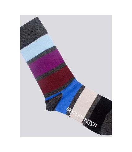 Bewley & Ritch Mens Yarker Socks (Pack of 3) (Multicolored) - UTBG980