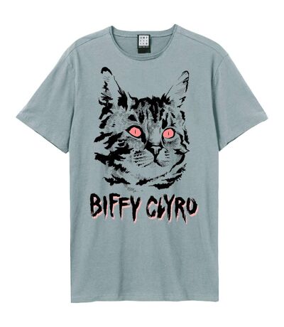 T-shirt black cat adulte bleu Amplified