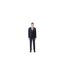 Mens Slim Waistcoat Navy Twisted Tailor-1