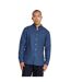 Chemise À Boutons Manches Longues Motif/style Rétro Homme Bleu Vif Farah-1