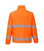 Mens fleece hi-vis safety windbreaker orange Portwest-2