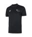 Derby County FC Mens Umbro Polo Shirt (Black) - UTUO449
