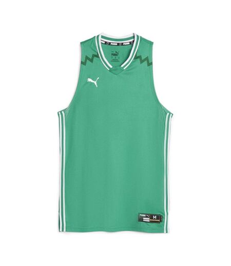 Débardeur de sport vert homme puma hoops