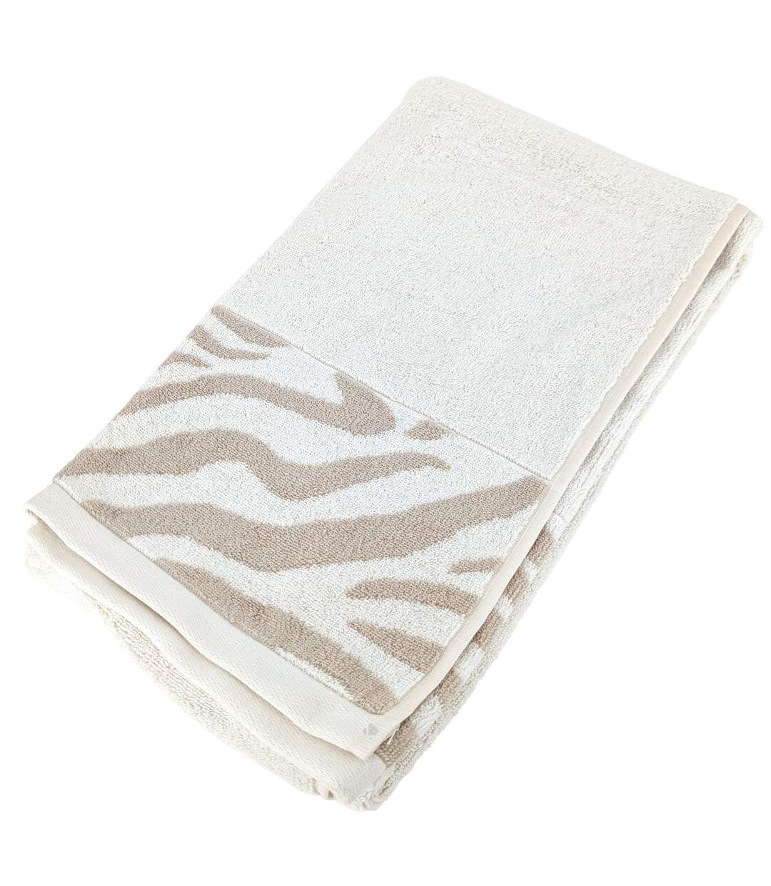 Drap de douche coton ZEBRA SOFT Zèbre/Uni-1