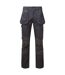 Unisex adult proflex work trousers grey TuffStuff-1