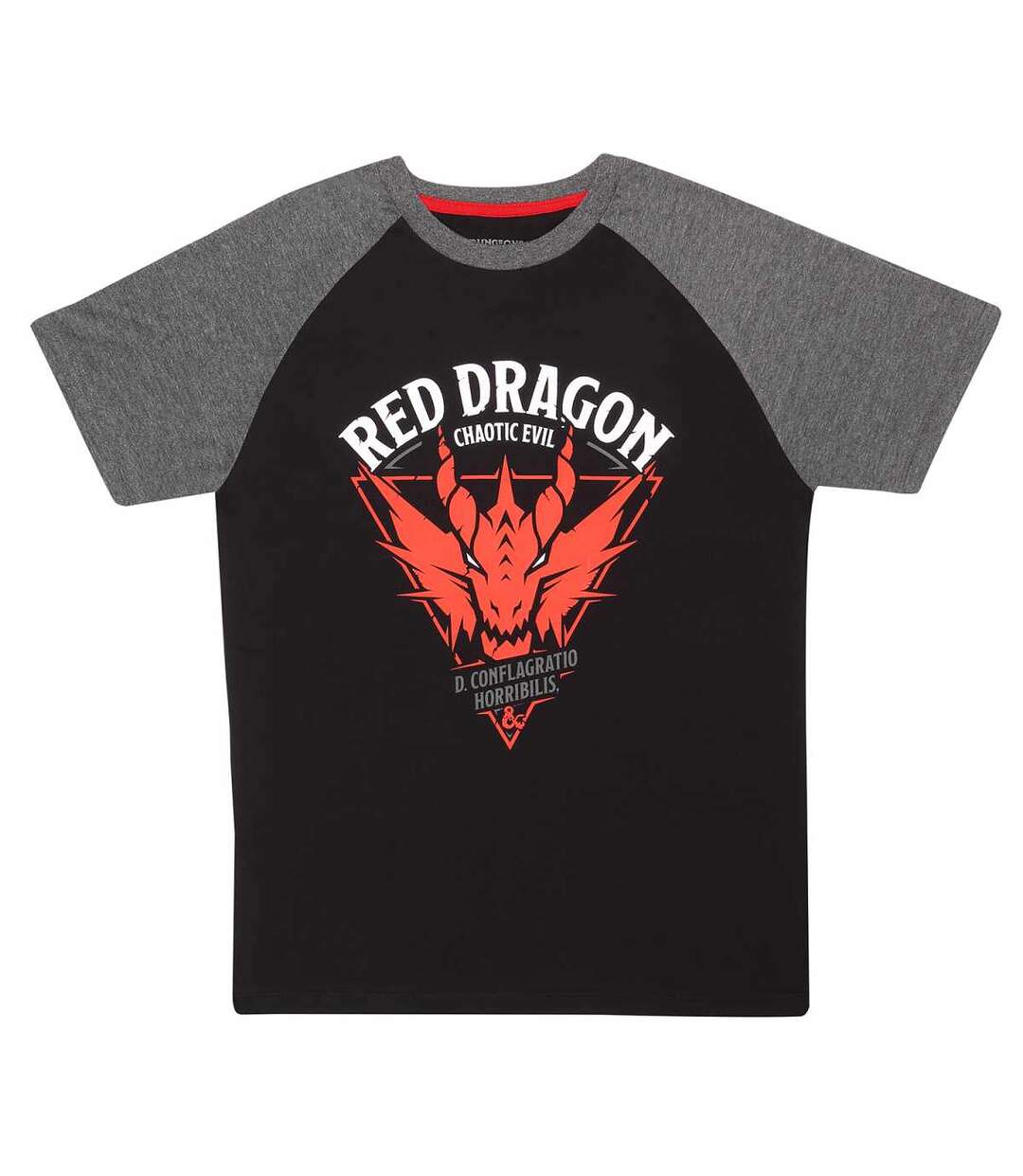 Dungeons & Dragons - T-shirt RED - Adulte (Noir) - UTHE1675-1