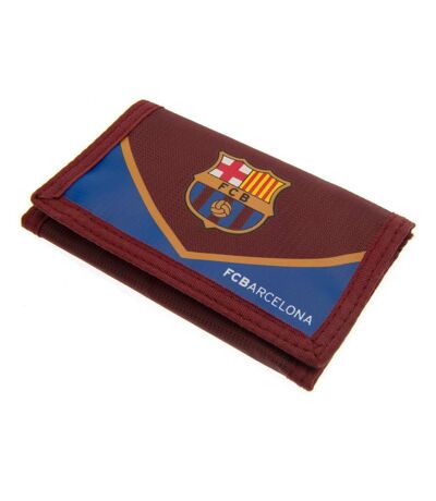 Barcelona FC Mens Wallet (Maroon/Blue) (One Size) - UTTA6339