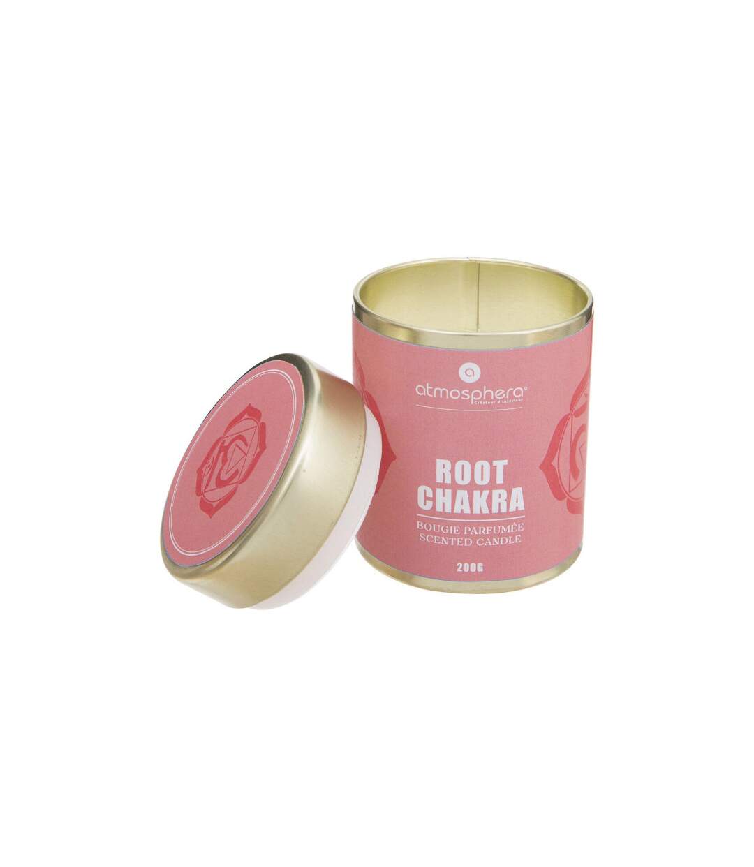 Bougie Parfumée Chakra 200g Rouge Racine