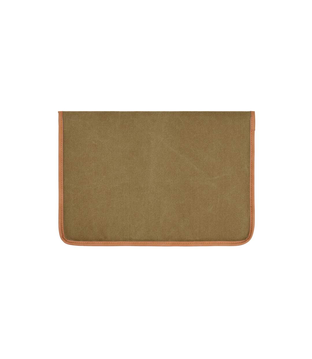 Bosler recycled canvas laptop sleeve one size green Vinga-2