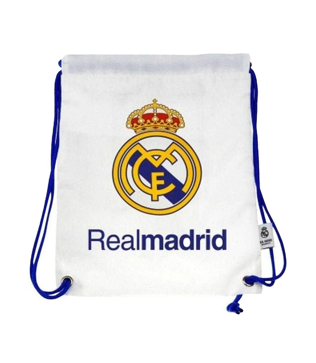 Crest Drawstring Bag One Size White Real Madrid CF-1