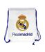 Crest Drawstring Bag One Size White Real Madrid CF-1