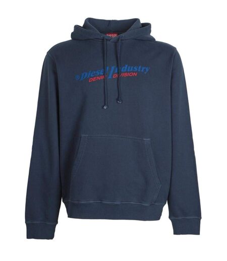 Sweat À Capuche Industry Denim Division Homme Bleu Marine Foncé Diesel