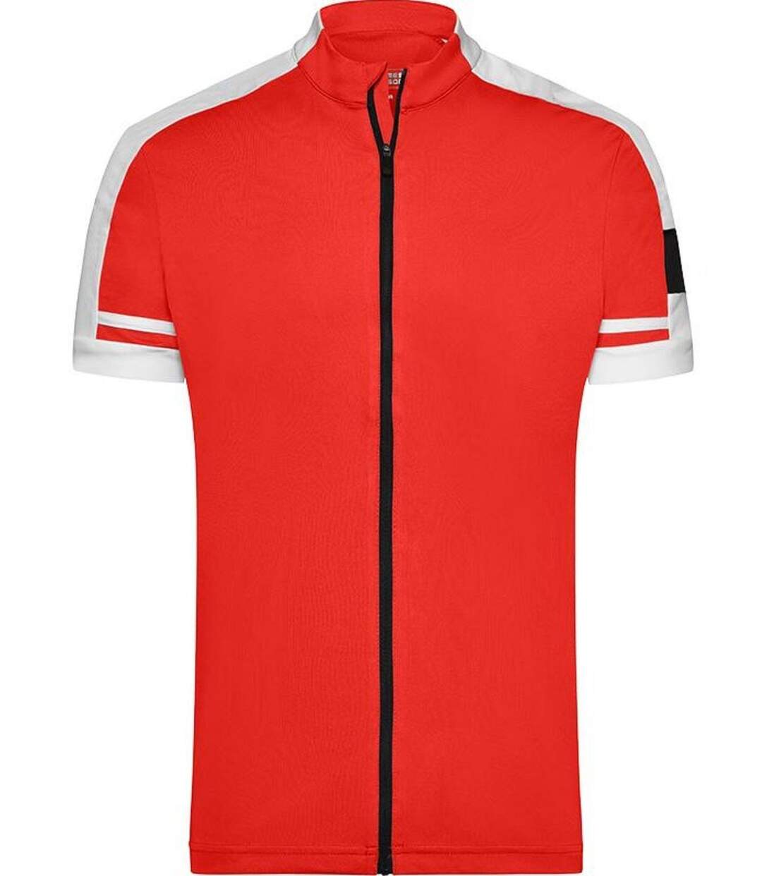 maillot cycliste zippé HOMME JN454 - rouge