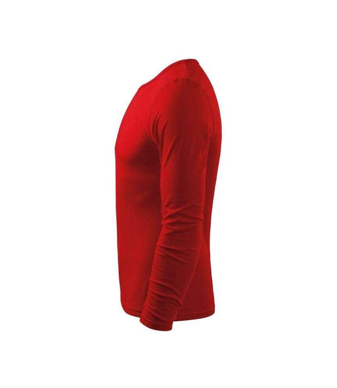 T-shirt Manches Longues Homme Rouge Adler-3