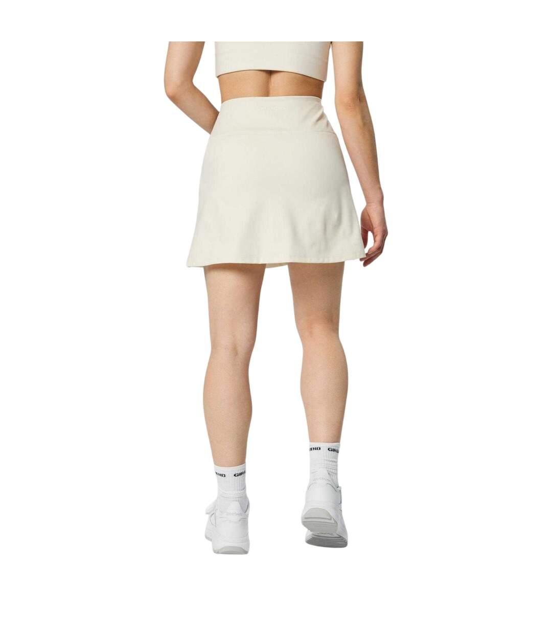 Womens/ladies Plain Skort Ivory Girlfriend Collective-3