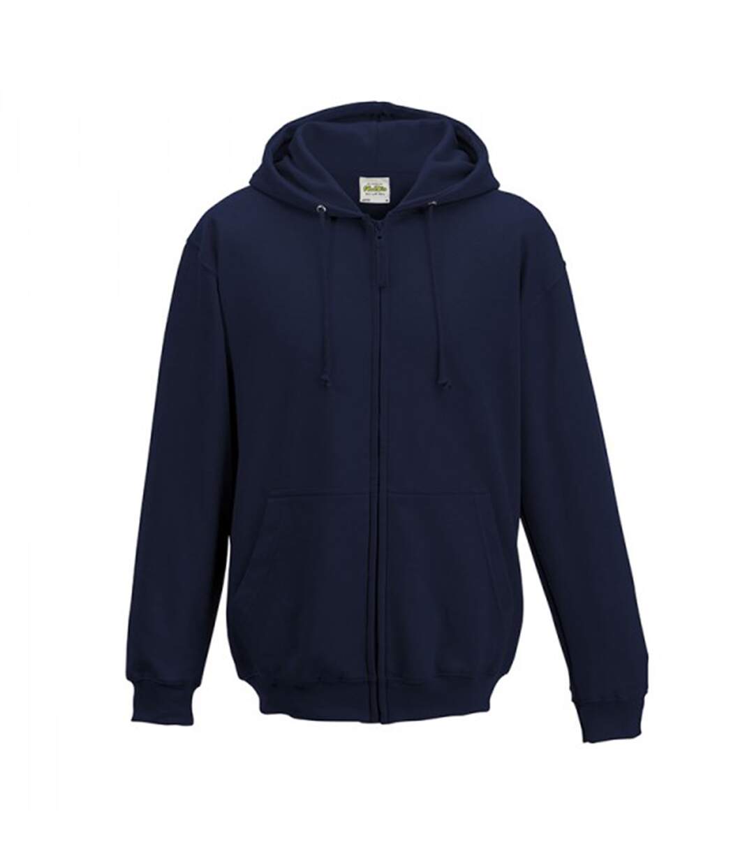 Sweatshirt à capuche et fermeture zippée homme bleu marine Awdis-1