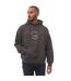 Mens Badged Basket Hoodie Grey Blood Brother-1