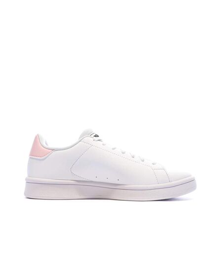 Baskets blanc/rose femme adidas urban court