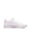 Baskets blanc/rose femme adidas urban court-2