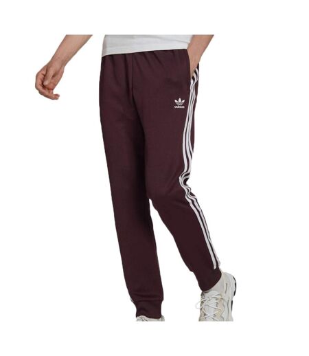 Jogging bordeaux homme adidas primeblue - xs