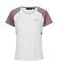 T-shirt emera femme blanc / lavande Regatta