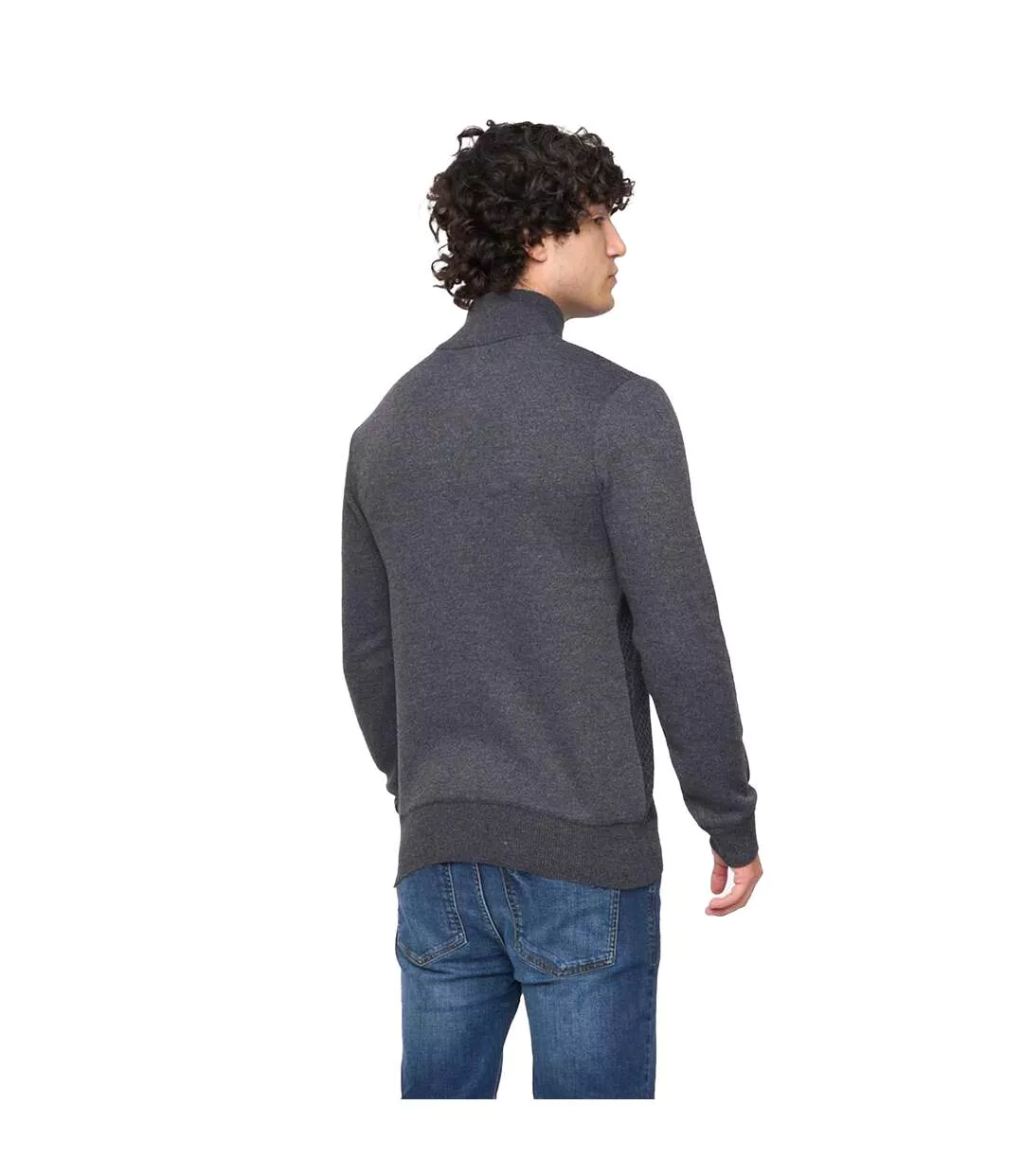 Pull Seymour Homme Noir Chiné Bewley & Ritch-3