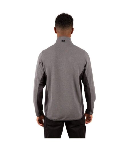 Mens Wotterham Mock Neck Long-sleeved Top Storm Grey Trespass