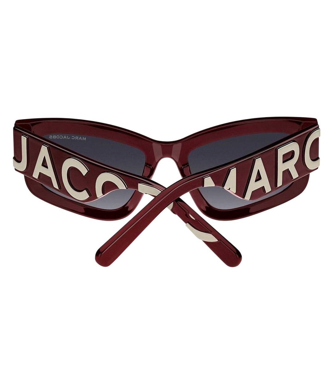 Womens/ladies Cat Eye Sunglasses 55cm Burgundy Beige Marc Jacobs-2