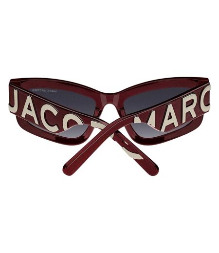 Womens/ladies Cat Eye Sunglasses 55cm Burgundy Beige Marc Jacobs