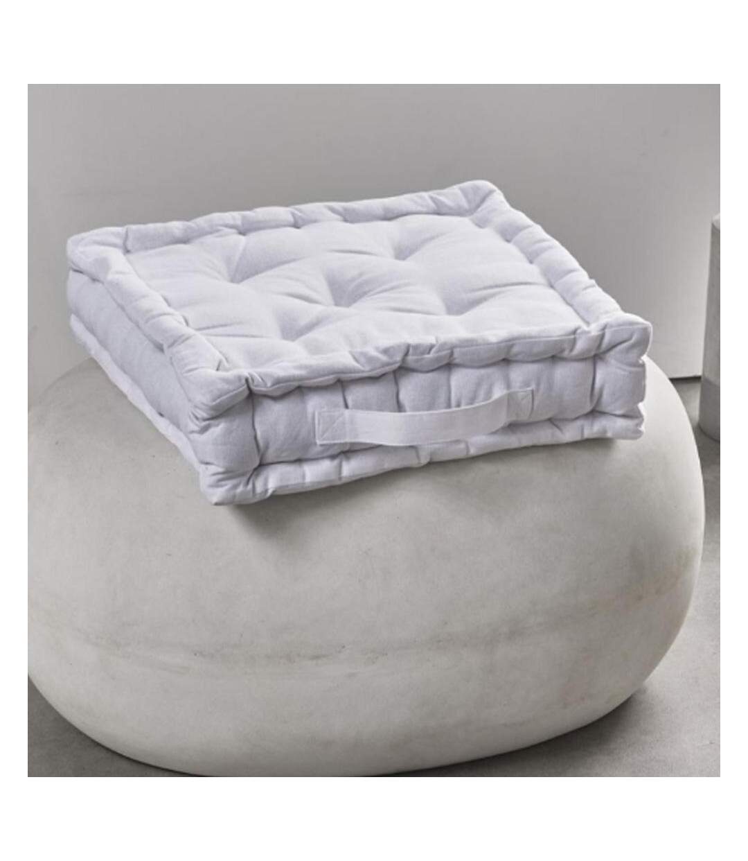Coussin de sol blanc today 40x40x10cm-1