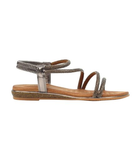 Sandales cortez femme gris Lunar