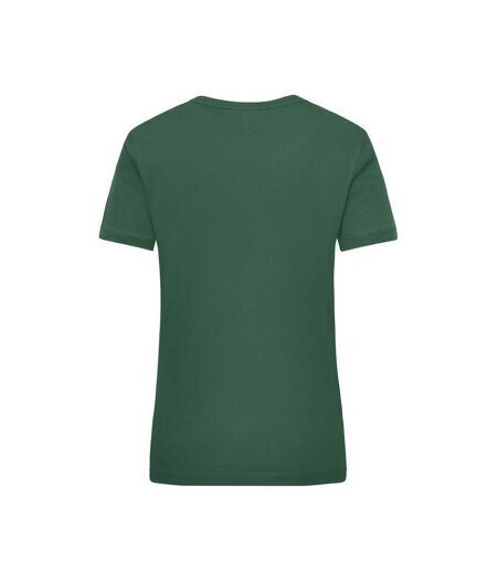T-shirt Travail Femme Vert Foncé James And Nicholson