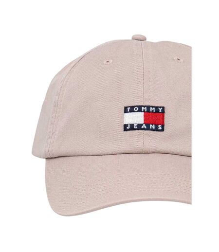 Casquette De Baseball Motif/style Logo Et Drapeau Femme Beige Tommy Jeans