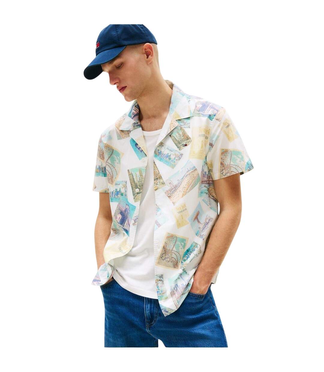 Chemise Homme Écru Tommy Jeans-4