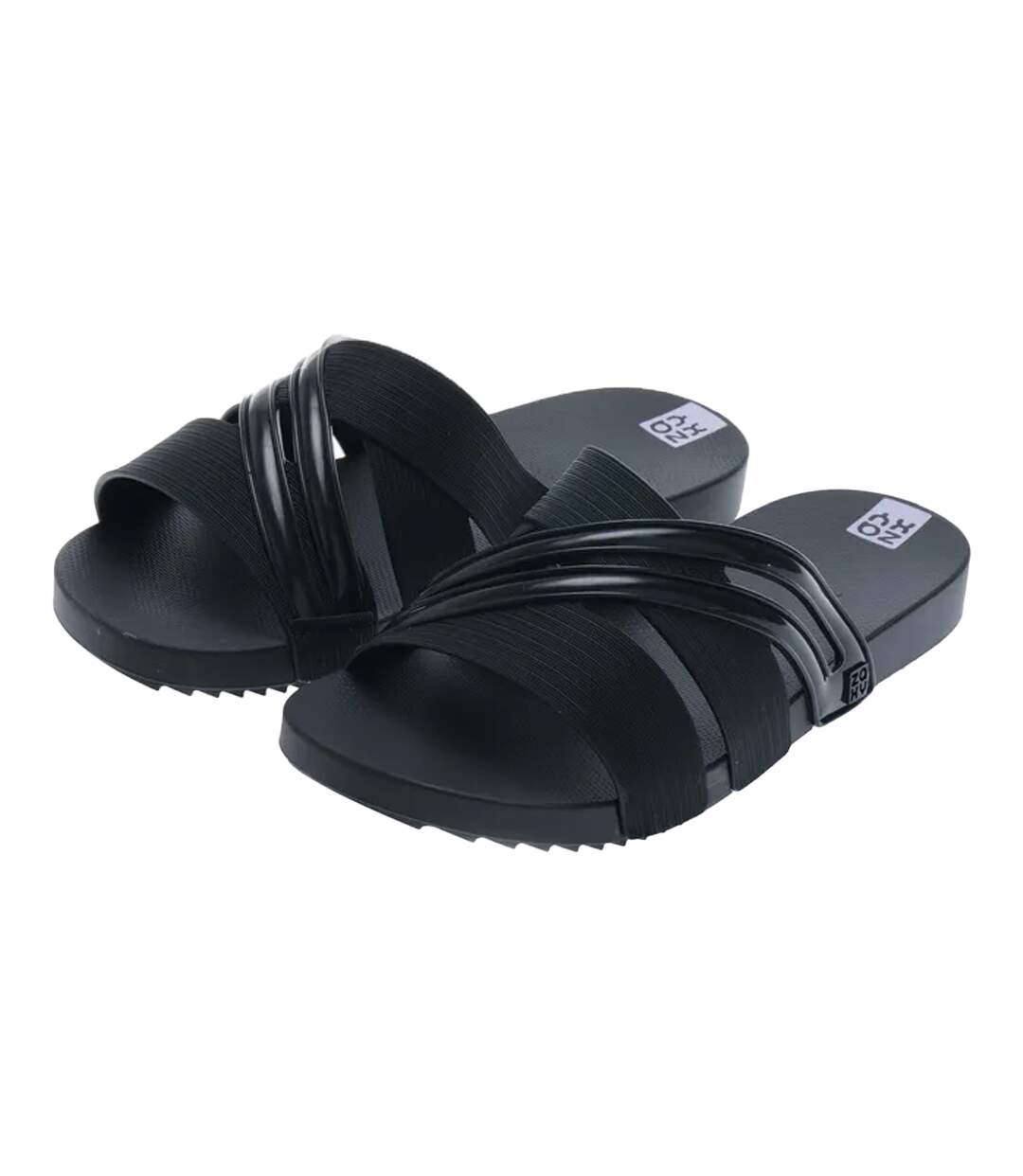 Womens/ladies Respiro Sandals Black Zaxy-1