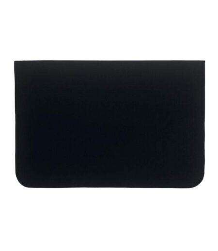 Plain bamboo laptop sleeve one size black MidOcean